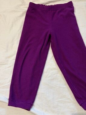 Patagonia Purple Striped Kids Sweatpants